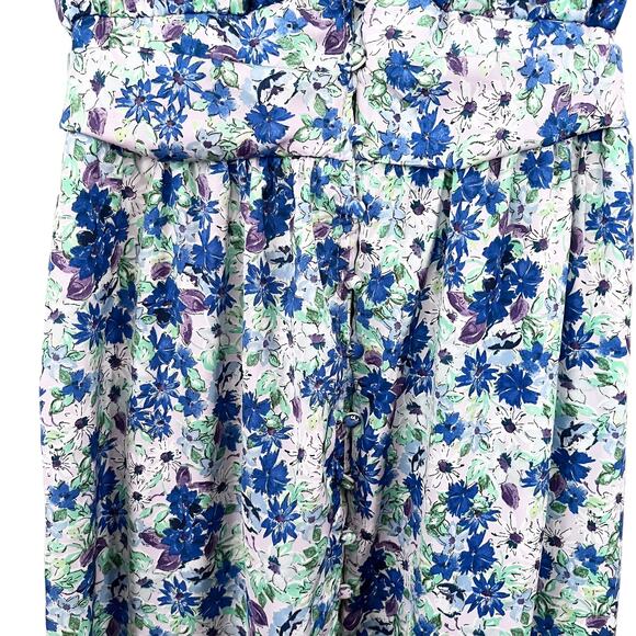 Zara floral printed sleeveless midi dress size Medium - Picture 13 of 16